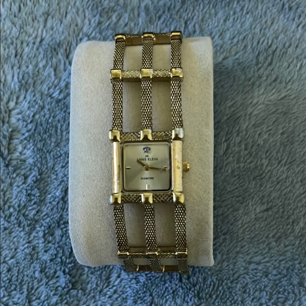Gold Mesh Watch